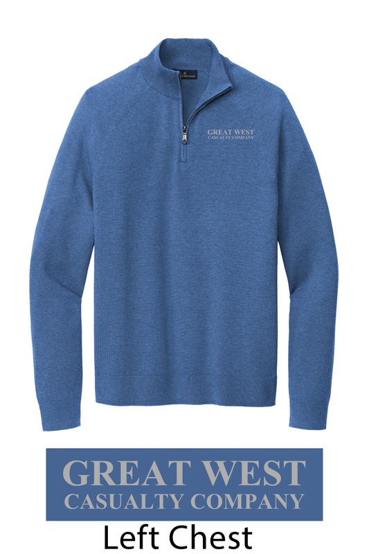 Brooks Brothers Cotton Stretch 1/4 Zip