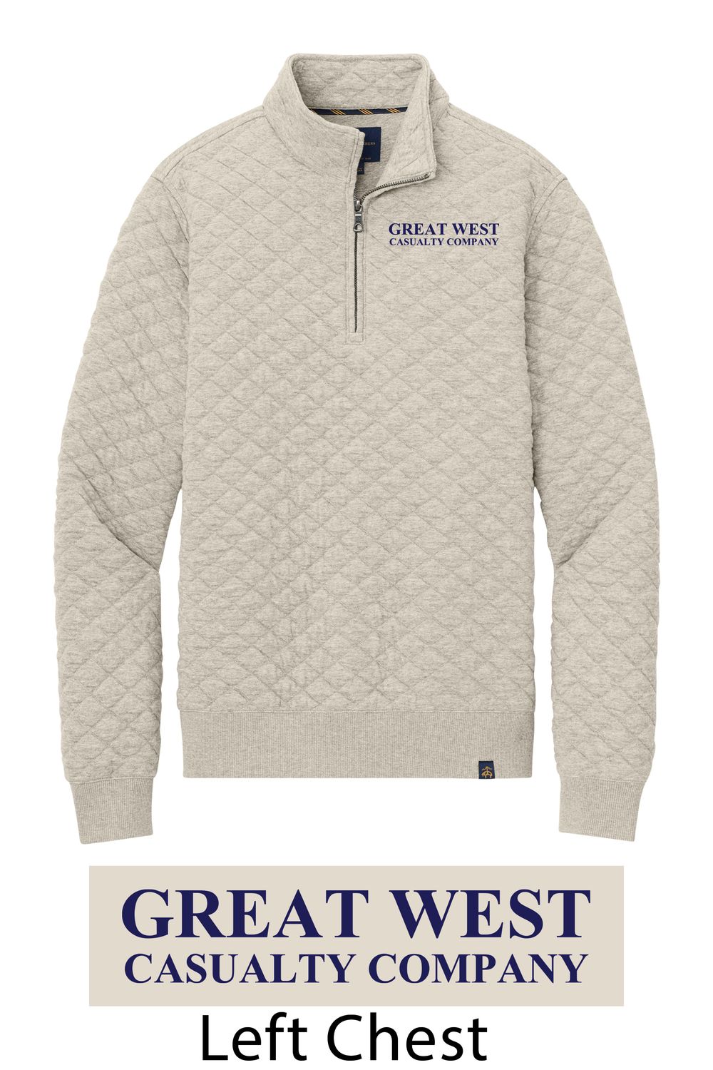 Brooks Brothers Diamond Quilt 1/4 Zip