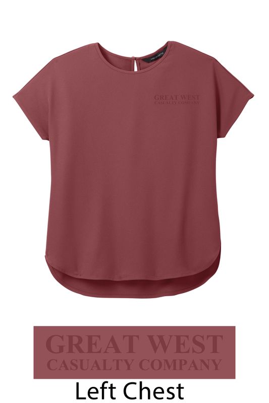 Ladies Mercer+Mettle Stretch Crepe Crew