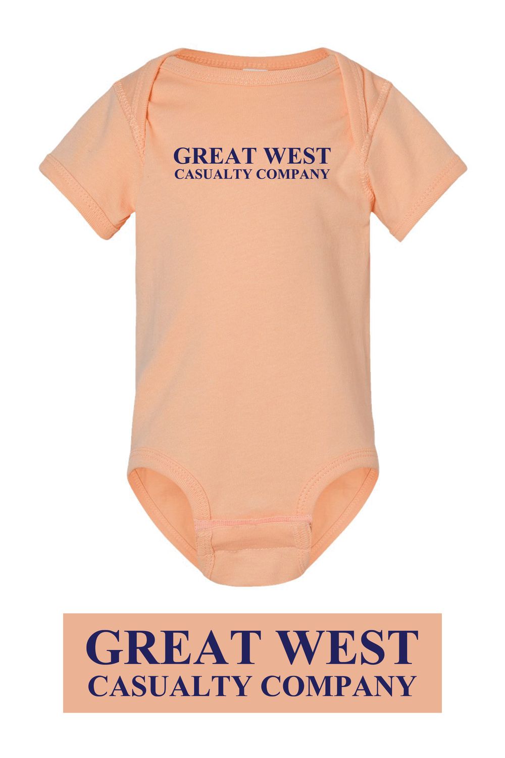 Great West Peachy Onesie