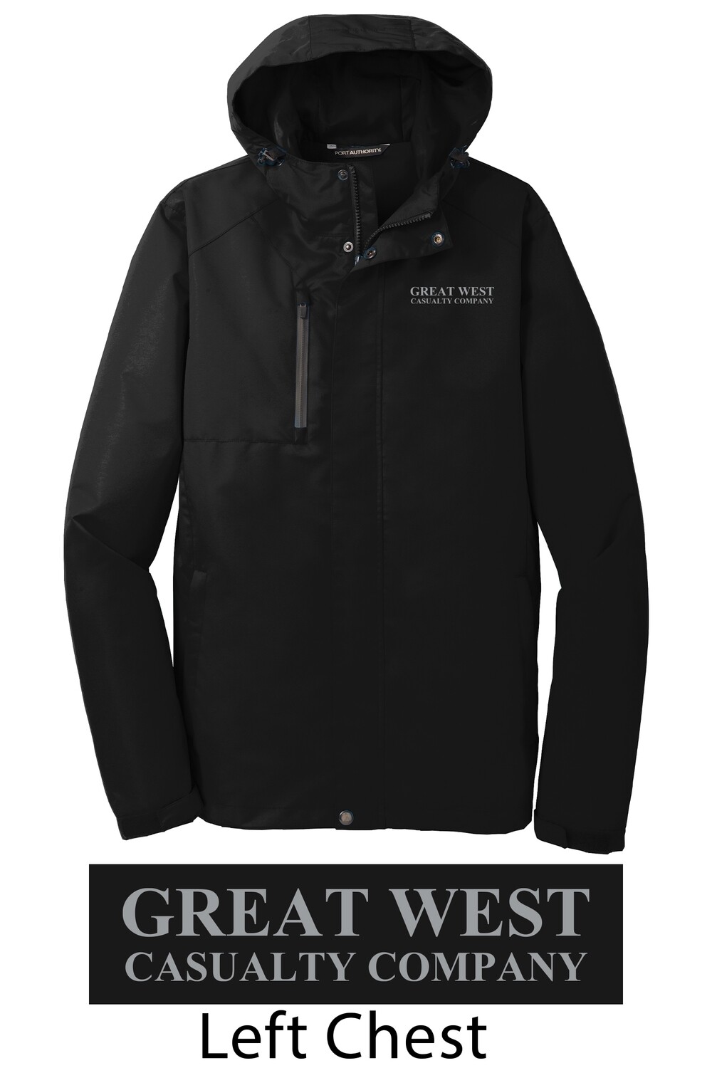 Men's Port Authority Black All Conditions Jacket - SALE