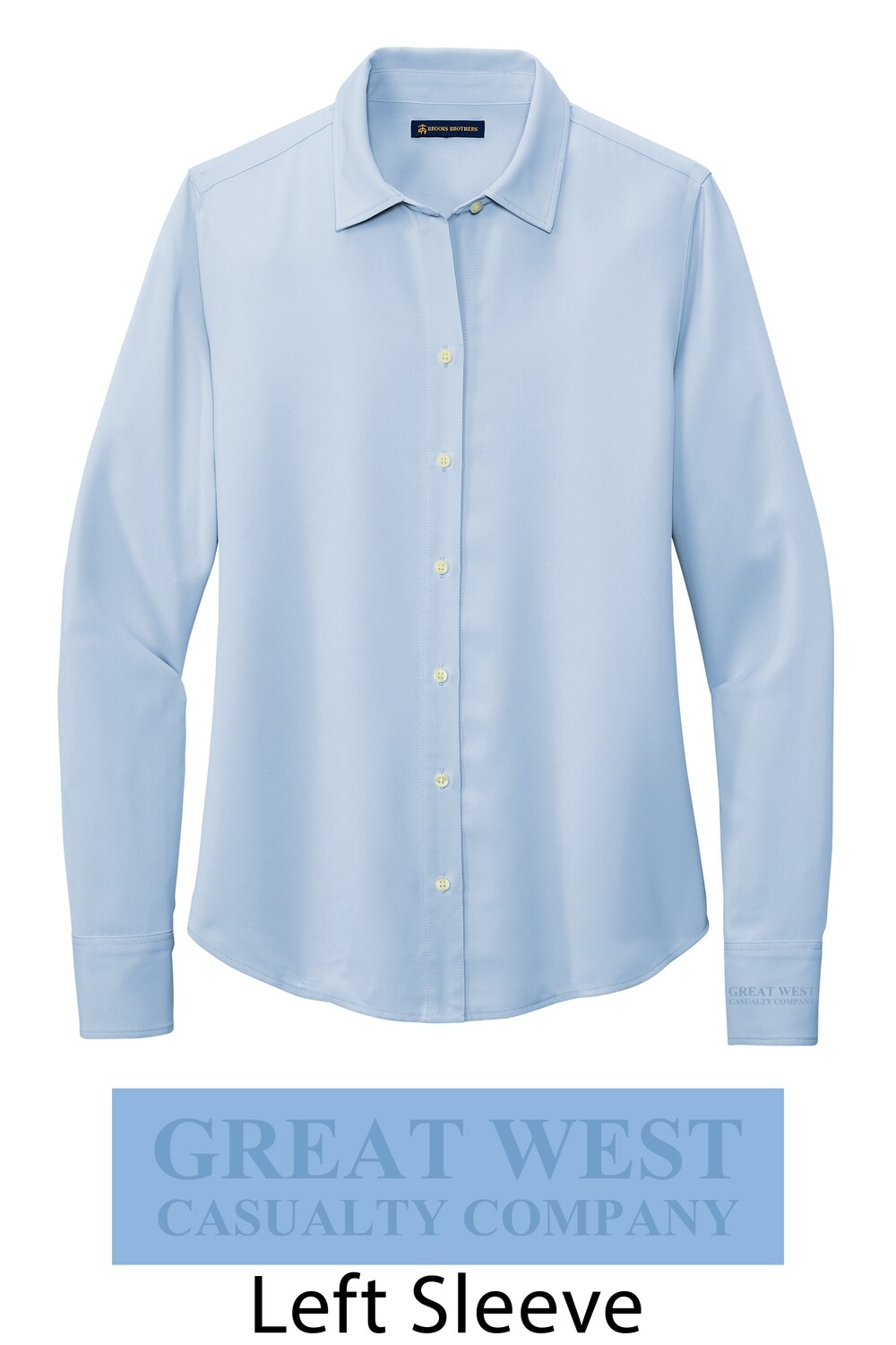 Ladies Brook's Brothers Satin Blouse - SALE