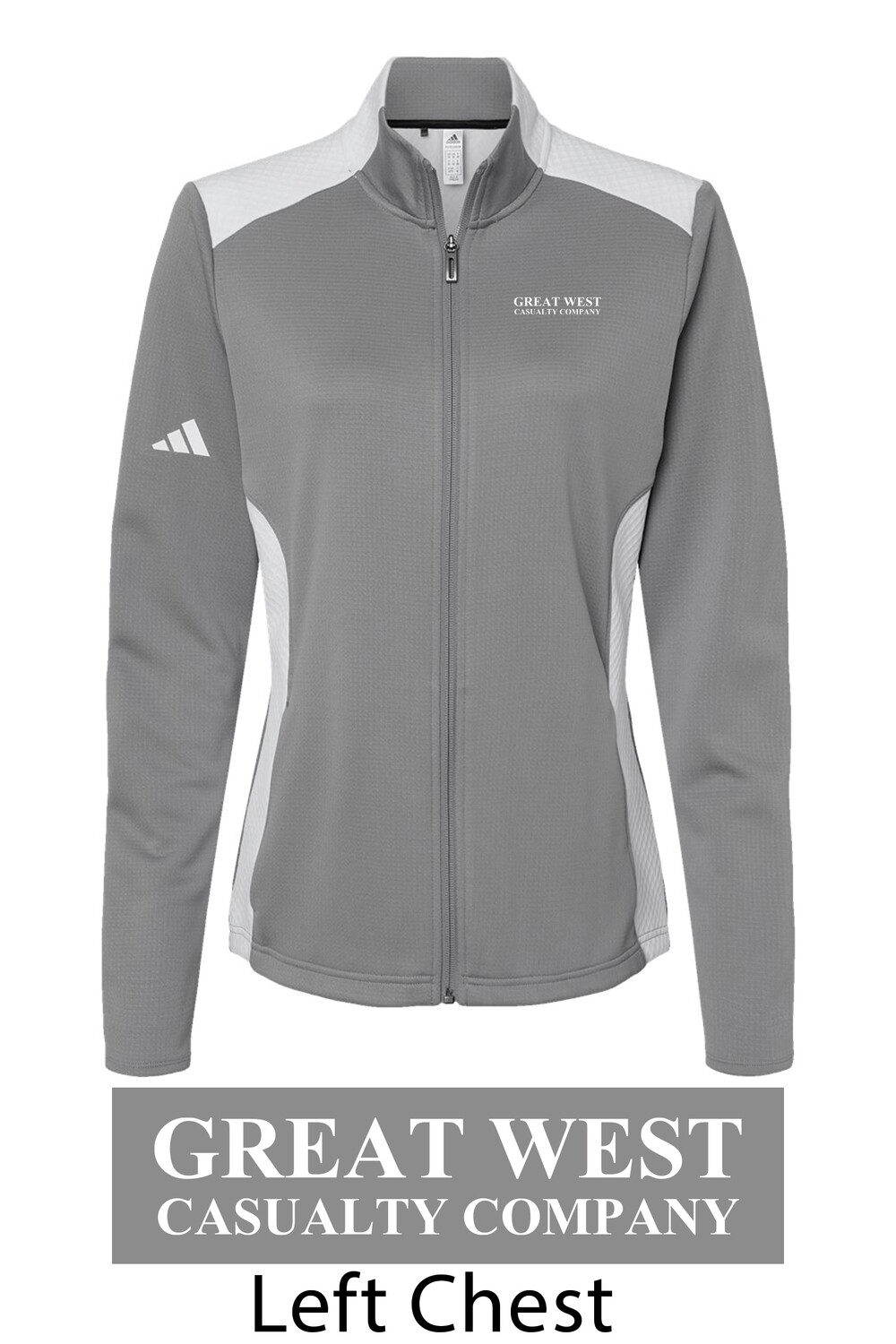 Ladies Adidas Mixed Media Full Zip - SALE