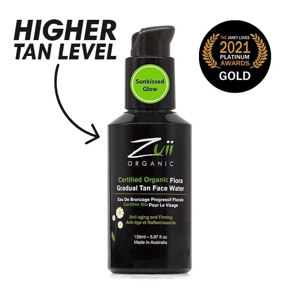 CERTIFIED ORGANIC SUNKISSED TAN FACE WATER