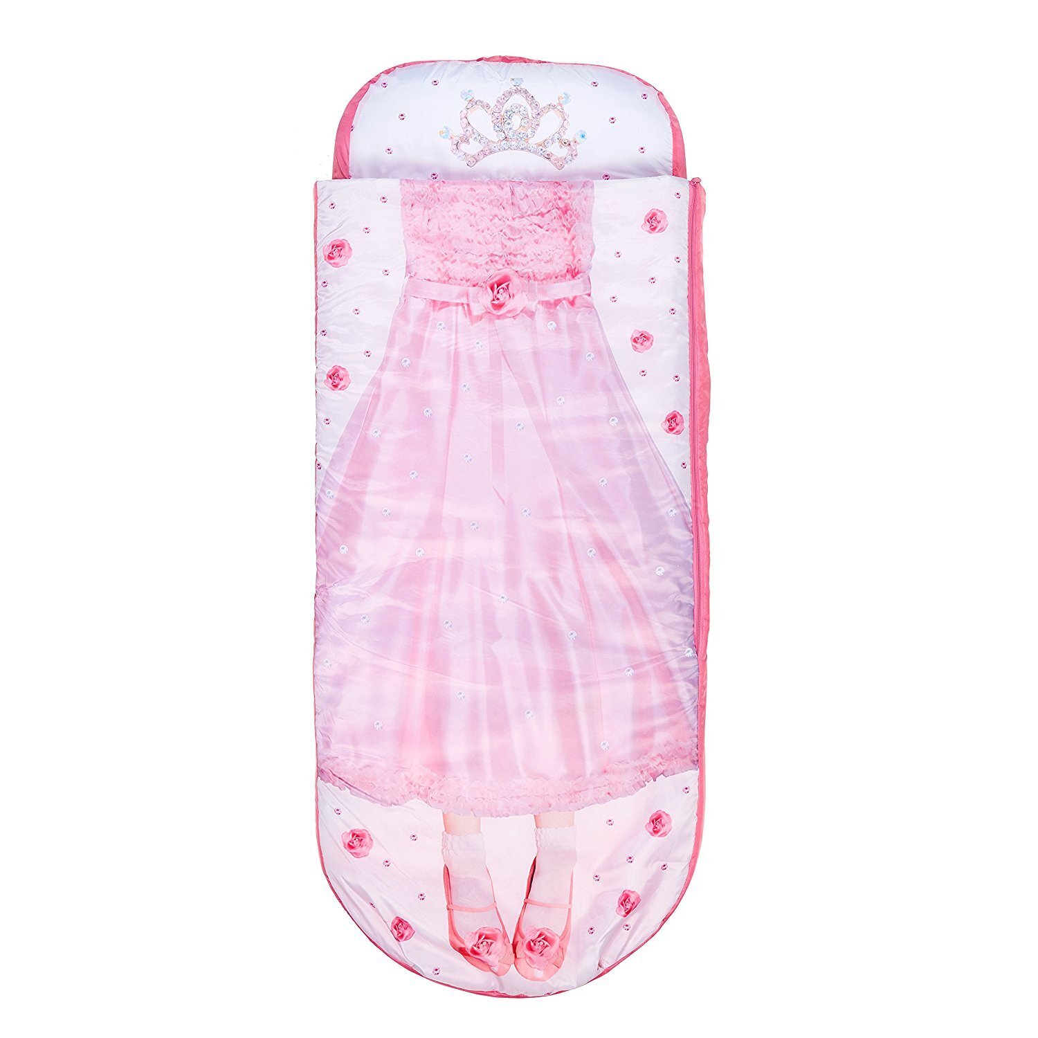 PRINCESSE - Lit d'appoint Readybed - Lit gonflable pour enfants avec sac de couchage intégré