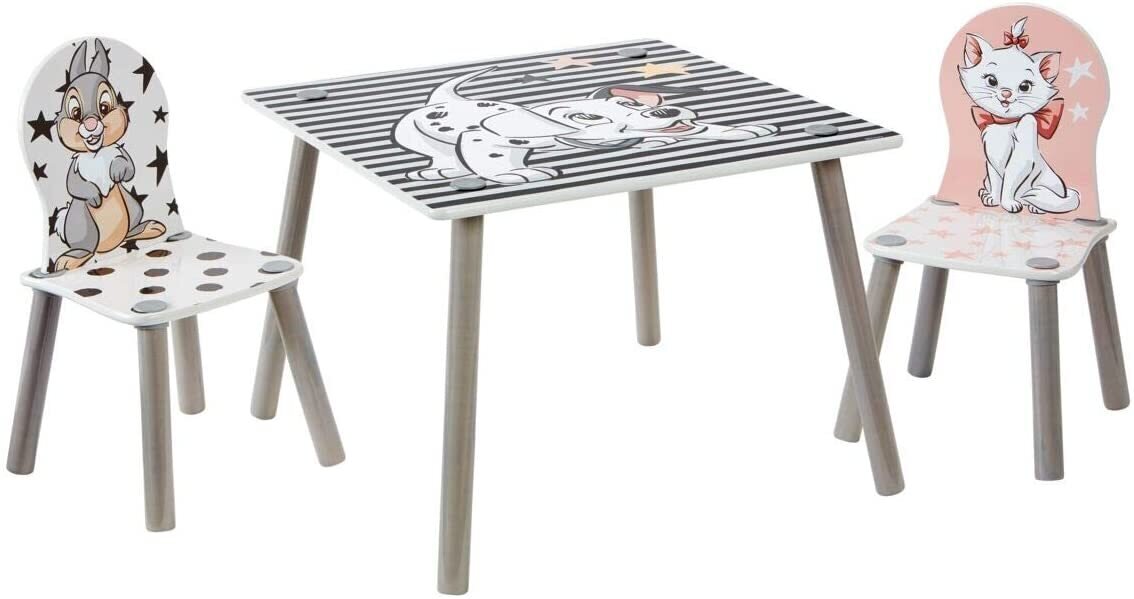 DISNEY CLASSICS - Ensemble table et 2 chaises pour enfants