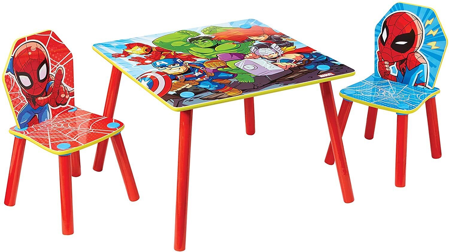 AVENGERS - Ensemble table et 2 chaises pour enfants