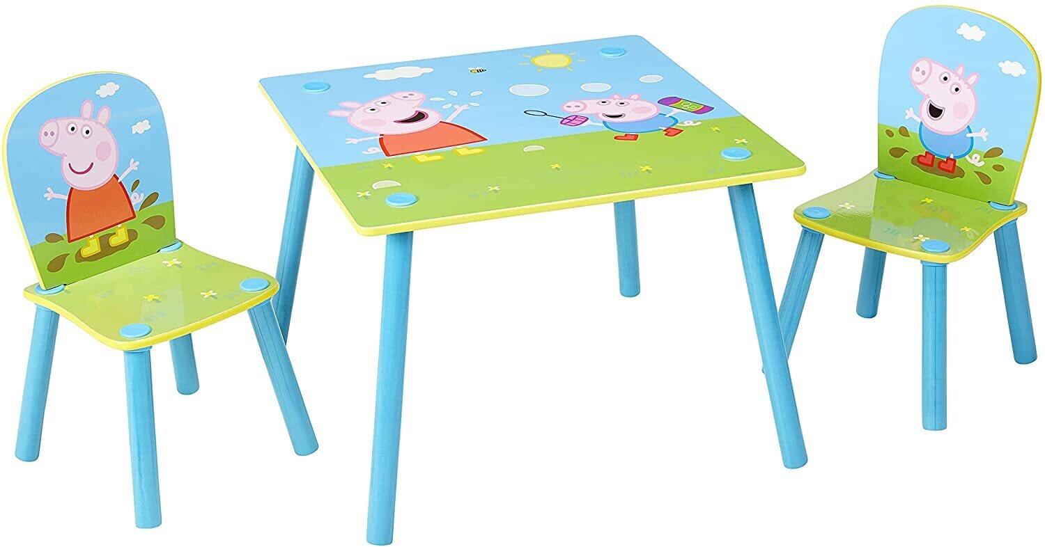 PEPPA PIG - Ensemble table et 2 chaises pour enfants