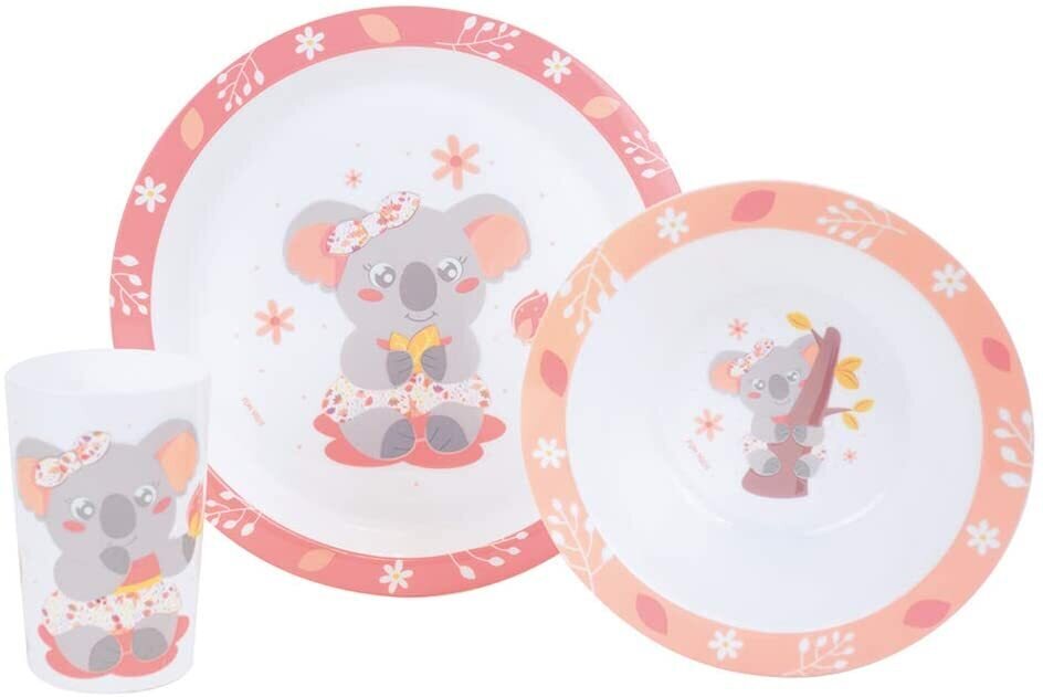 CALLY MIMI KOALA - Ensemble repas (assiette, bol, verre)