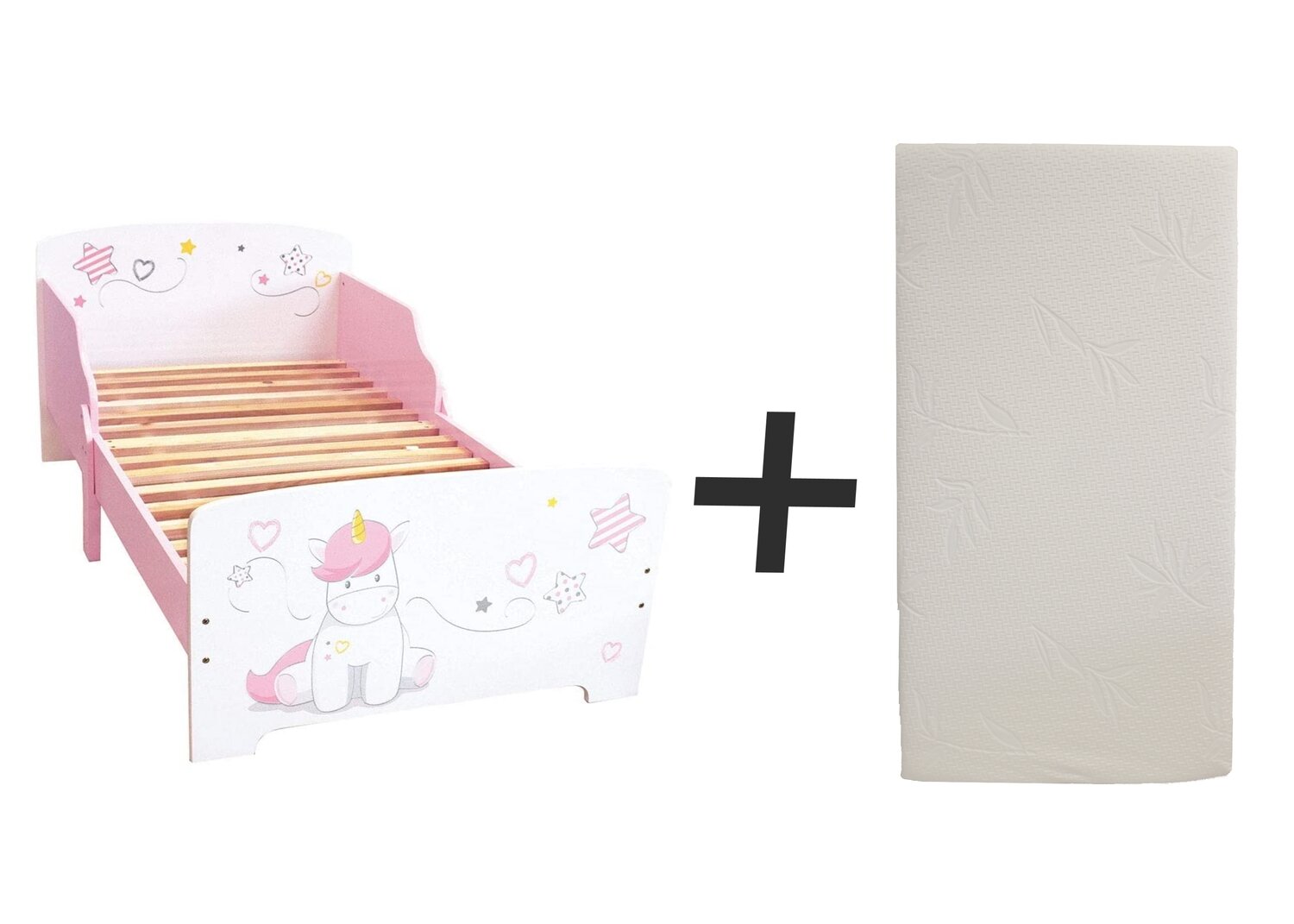 LICORNE - Lit 140 x 70  cm - Sommier et matelas droit inclus - FUN HOUSE