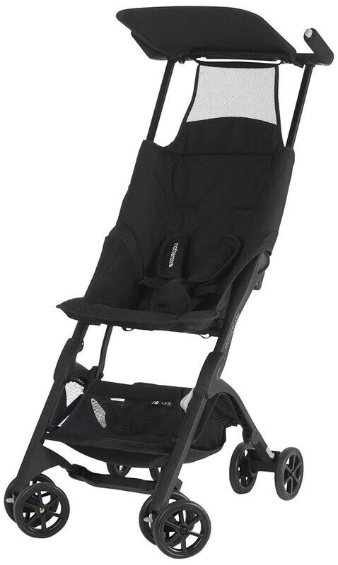 Poussette compacte XSS, coloris noir