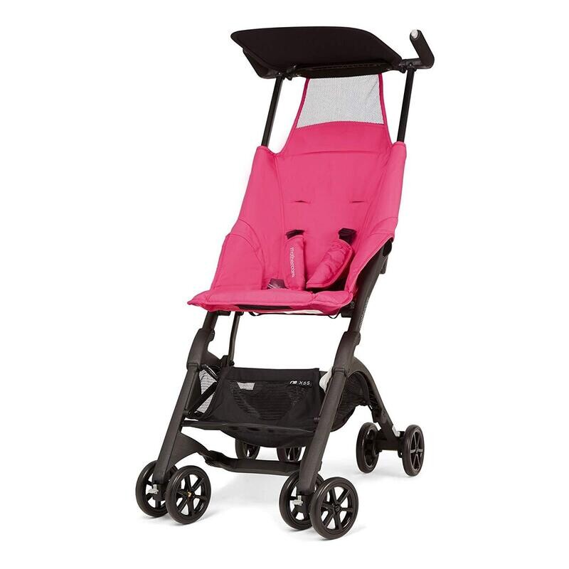Poussette compacte XSS, coloris Rose