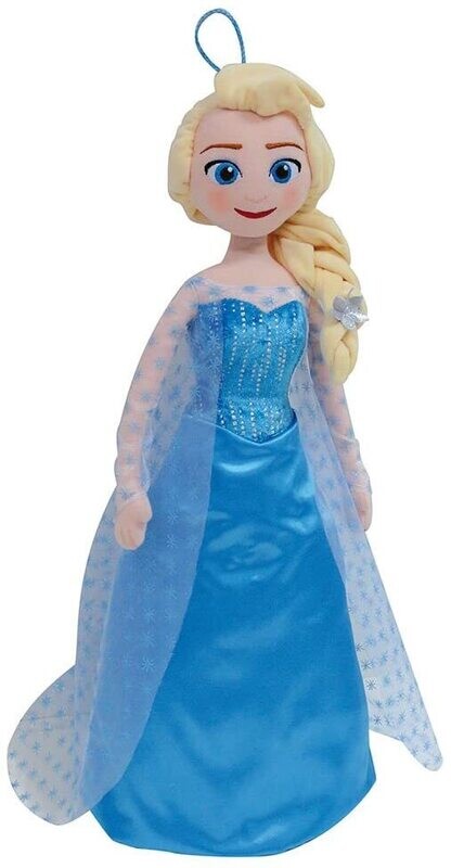 DISNEY REINE DES NEIGES - Peluche range pyjama Elsa 50 cm DISNEY REINE DES NEIGES - Peluche range pyjama Elsa 50 cm