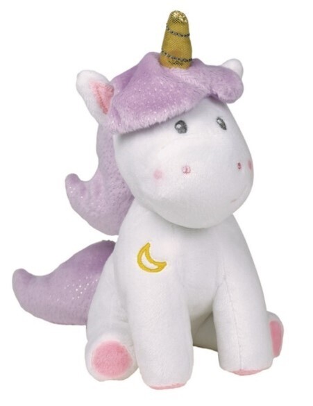 LICORNE - Peluche Licorne 17  cm Violette