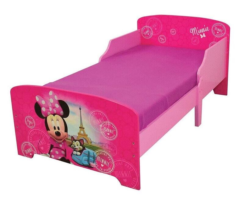 DISNEY MINNIE - Lit sommier lattes 140x70  cm