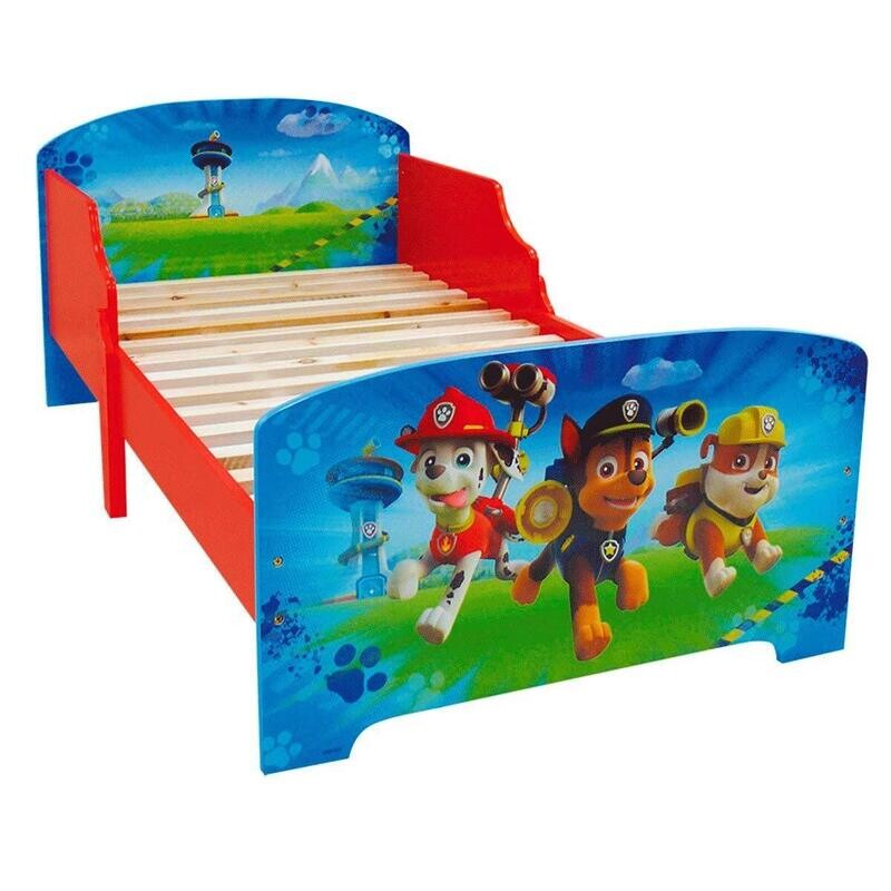 PAT'PATROUILLE - Lit enfant 140 x 70  cm avec sommier à lattes PAT'PATROUILLE - Lit enfant 140 x 70  cm avec sommier à lattes