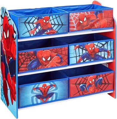 SPIDERMAN - Meuble de Rangement 6 corbeilles