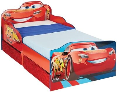 DISNEY CARS - Lit pour enfants avec espace de rangement sous le lit