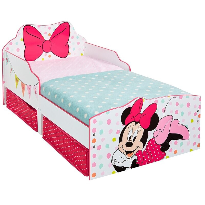 DISNEY MINNIE - Lit pour enfants avec espace de rangement sous le lit