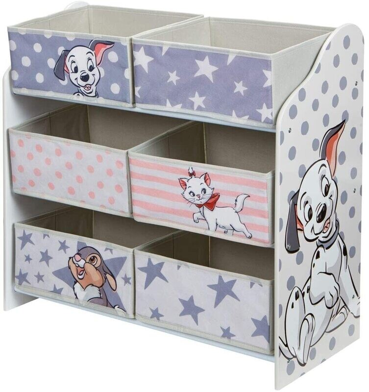 DISNEY CLASSICS - Meuble de rangement 6 corbeilles