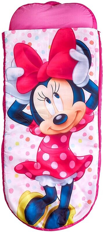 DISNEY MINNIE - Lit d'appoint Readybed - Lit gonflable pour enfants avec sac de couchage intégré