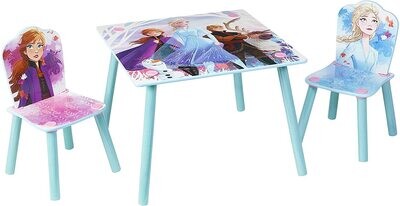 DISNEY REINE DES NEIGES - Ensemble table et 2 chaises pour enfants