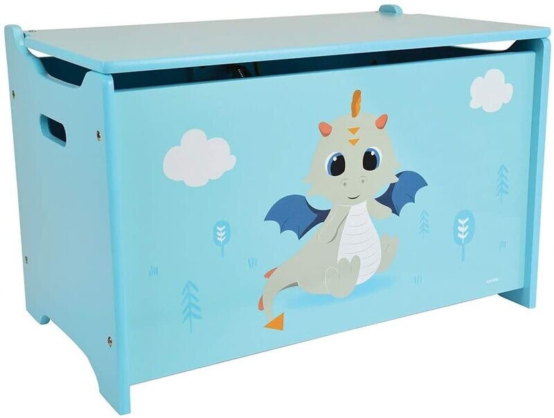 LEON LE DRAGON - Coffre à jouets en bois