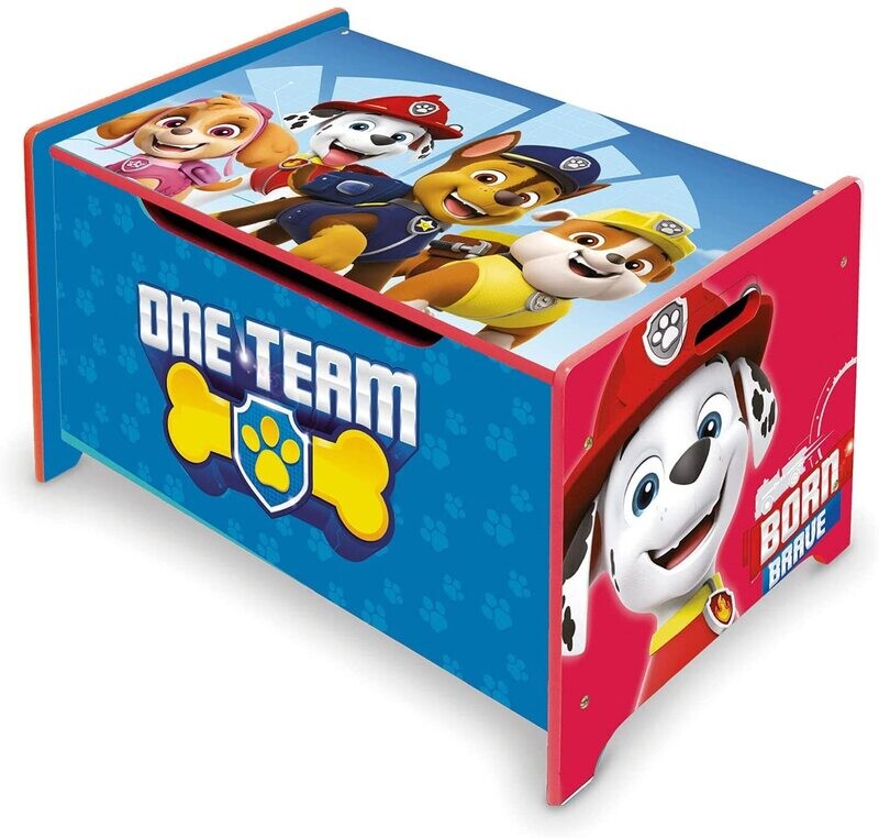 PAT'PATROUILLE - Coffre à jouets - Coffre de rangement en bois