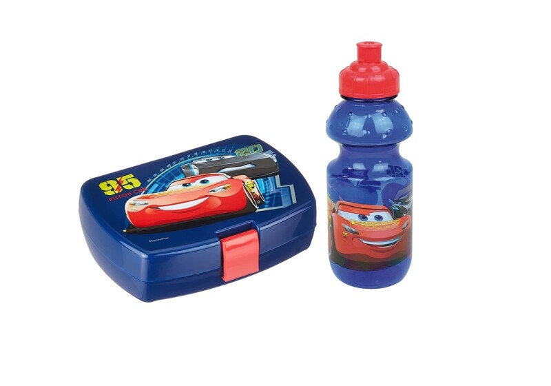 DISNEY CARS - Ensemble goûter 2 pièces (boite goûter, gourde)