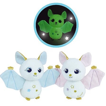 LUMINOU - CHAUVE-SOURIS - Peluche 18 cm