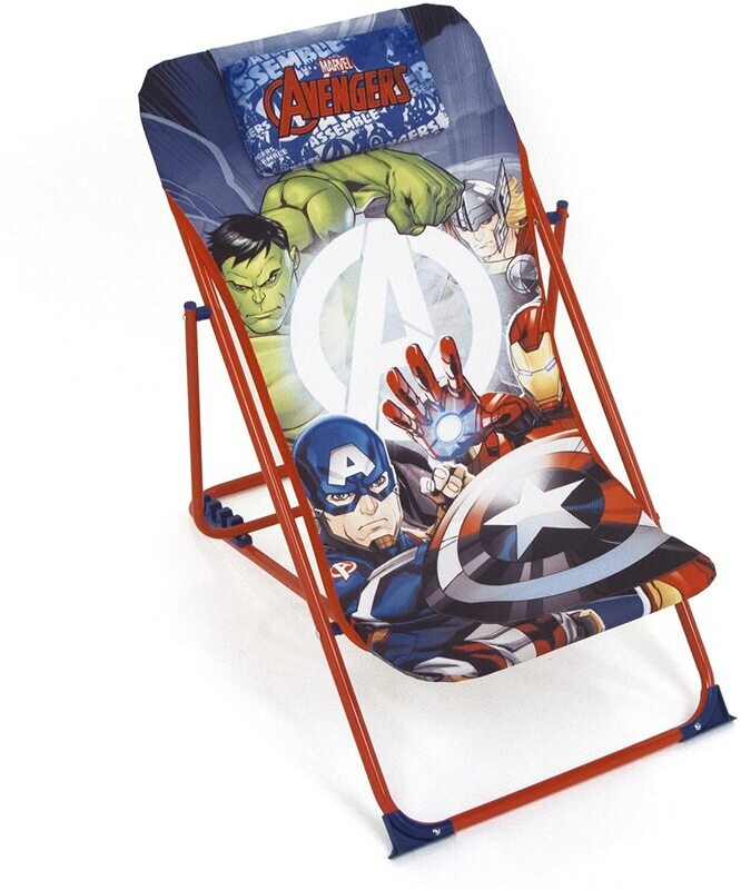 AVENGERS - Chaise de plage réglable - Fauteuil de jardin