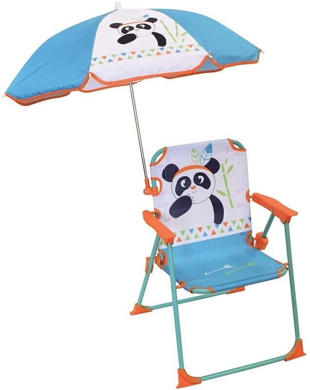 INDIAN PANDA - Chaise pliante avec parasol
