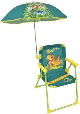 JURASSIC WORLD - Chaise pliante avec parasol