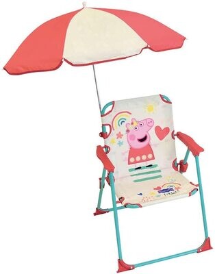 PEPPA PIG - Chaise pliante avec parasol