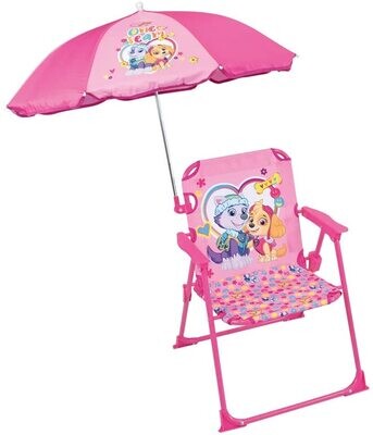 PAT'PATROUILLE STELLA - Chaise pliante avec parasol