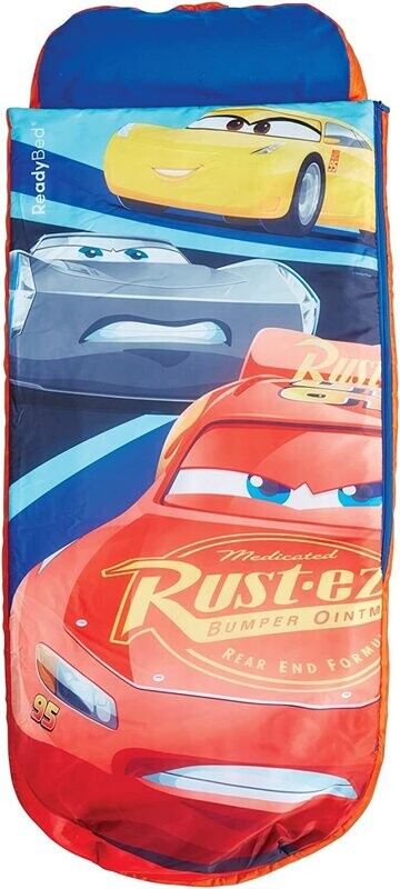 DISNEY CARS - Lit d'appoint Readybed - Lit gonflable pour enfants avec sac de couchage intégré