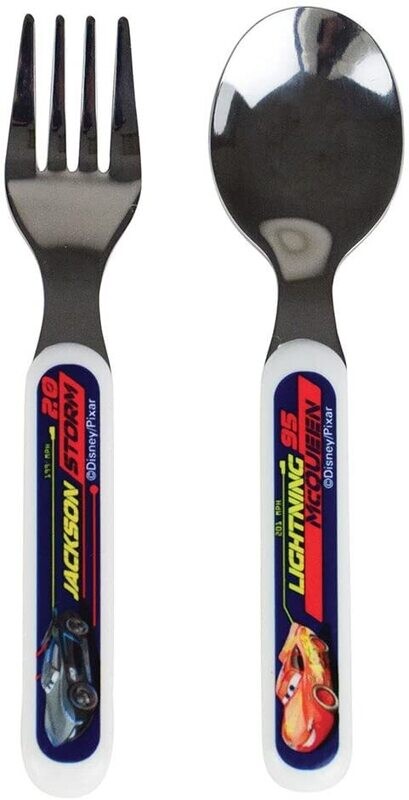 DISNEY CARS - Ensemble couverts inox (fourchette, cuillère)