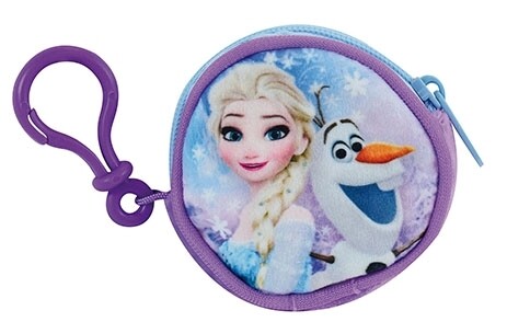 DISNEY REINE DES NEIGES - Porte monnaie rond Ø 8 cm