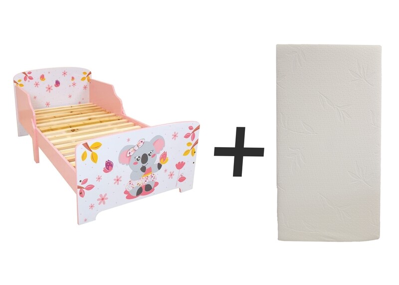 CALLY MIMI KOALA - Lit 140 x 70  cm - Sommier et matelas droit inclus - FUN HOUSE