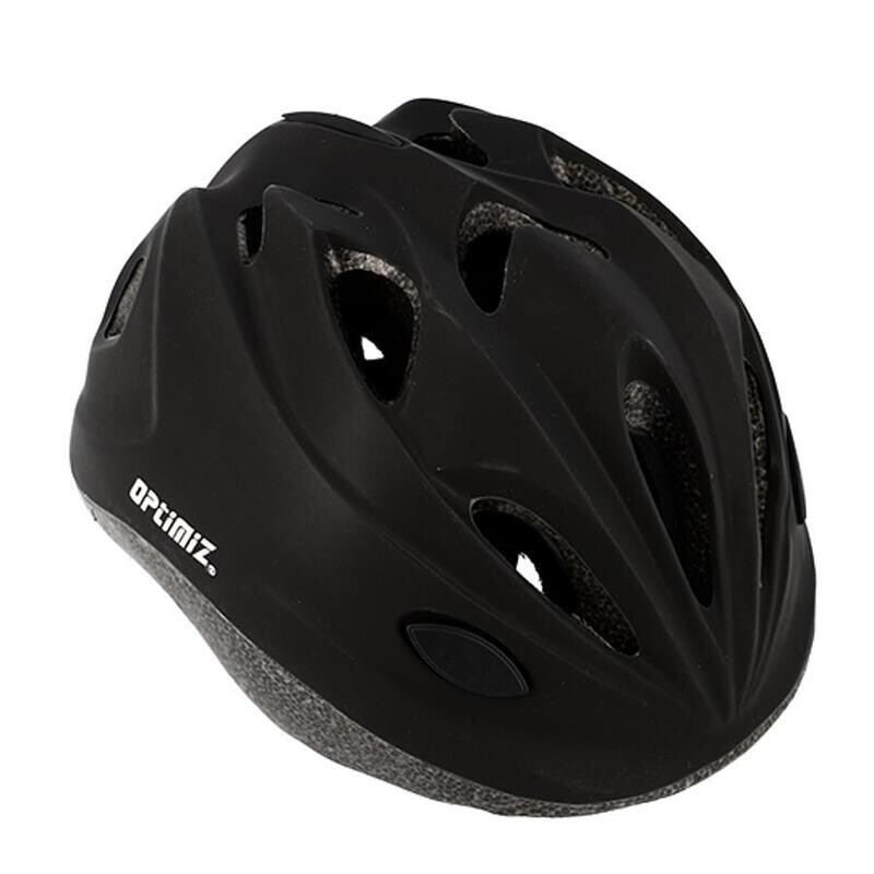 Optimiz O100 Casque enfant noir mat avec réglage occipital 52 / 56