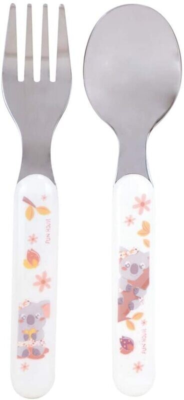 CALLY MIMI KOALA - Ensemble couverts inox (fourchette, cuillère)