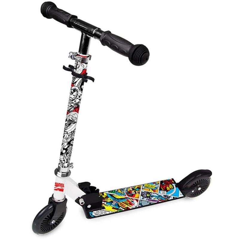 MARVEL AVENGERS - Trottinette acier réglable avec frein au pied