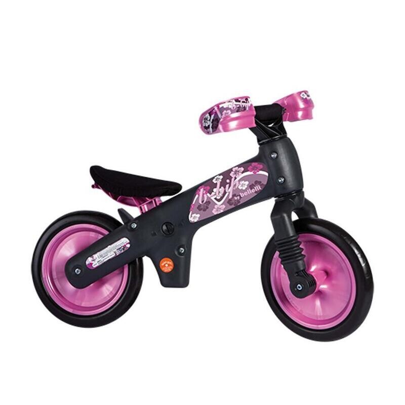 Vélo sans pédale - Draisienne gris et rose