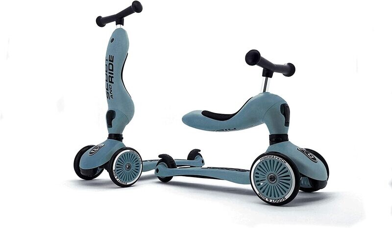 Draisienne Bleue 2 en 1 trottinette Highwaykick