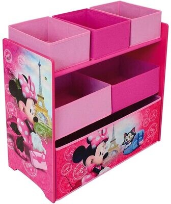 DISNEY MINNIE - Etagère en bois avec 6 casiers