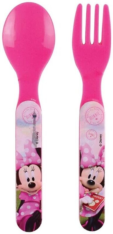 DISNEY MINNIE - Ensemble couverts (fourchette, cuillière)