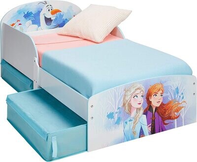 DISNEY REINE DES NEIGES - Lit pour enfants avec espace de rangement sous le lit