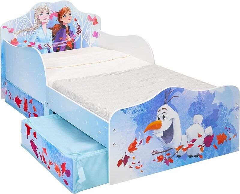 DISNEY REINE DES NEIGES - Lit pour enfants avec espace de rangement sous le lit