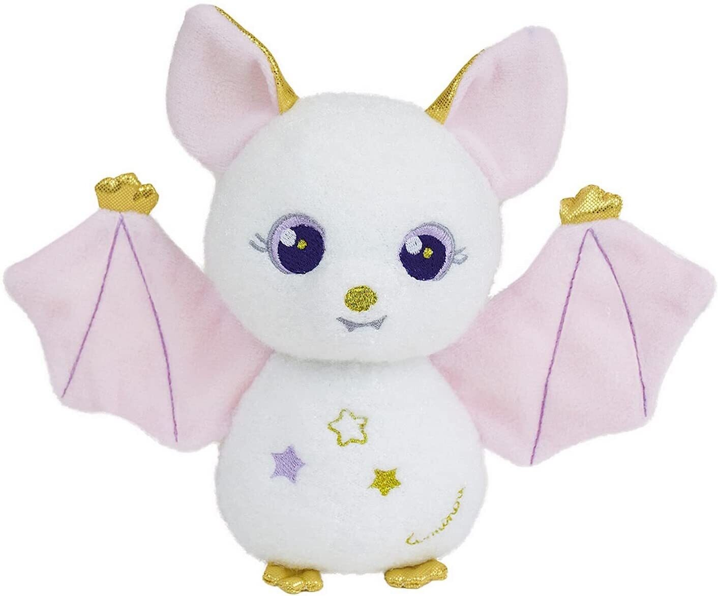 LUMINOU - CHAUVE-SOURIS - Peluche 18 cm, Couleur: Rose