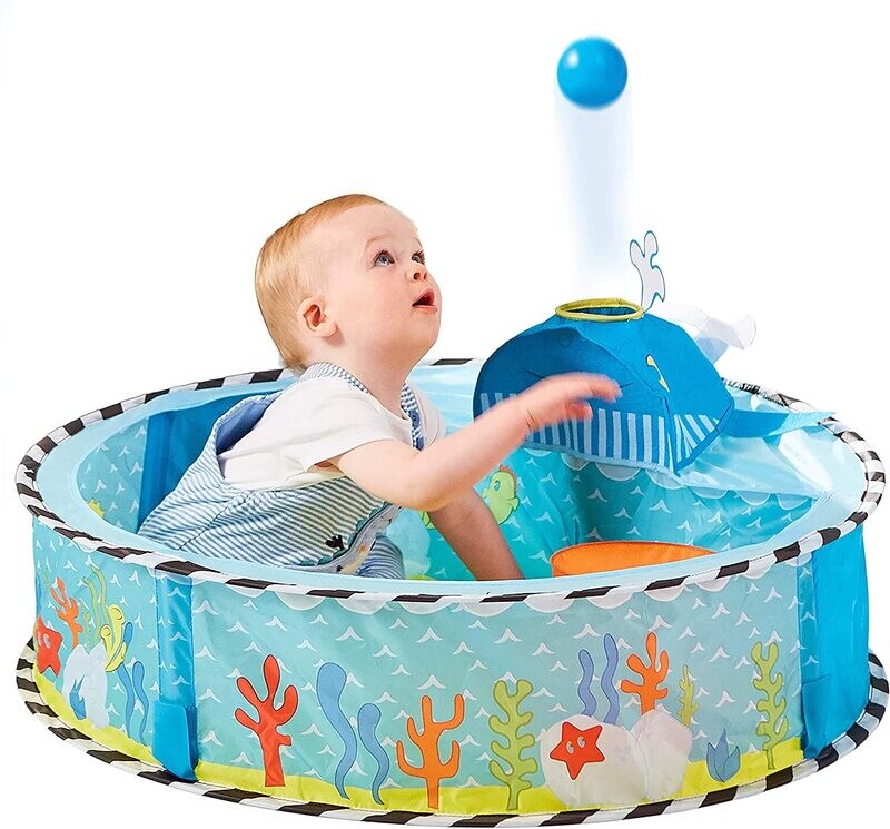 Ma première piscine à balles océan avec canon à balles 